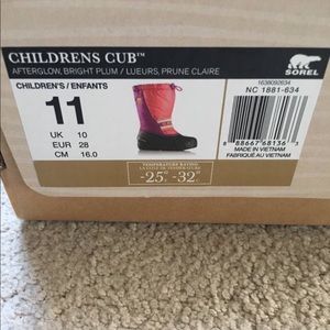Sorel boots - Childrens
